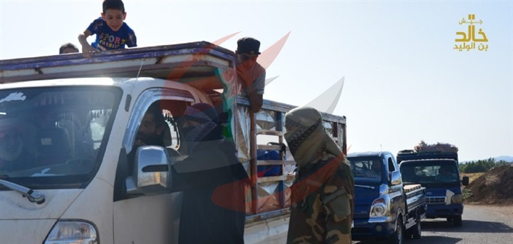 إرهابيو «خالد بن الوليد» يعودون إلى «حوض اليرموك» بعد تحريرها