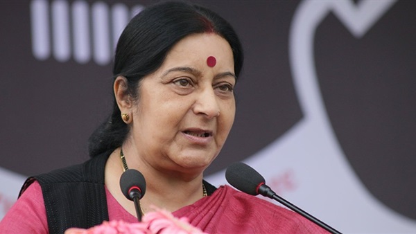 وزيرة الخارجية الهندية