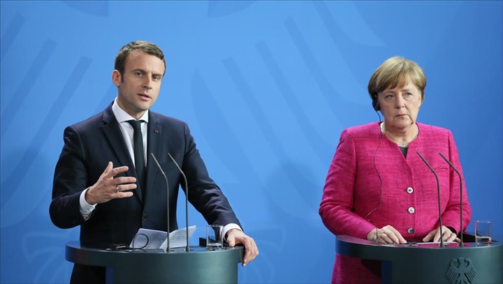 ميركل وماكرون