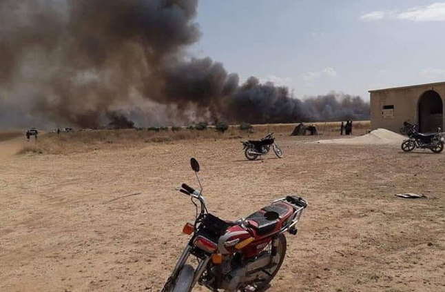 إحراق المحاصيل..