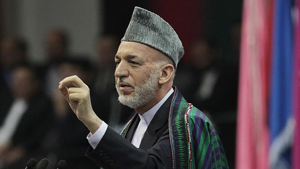 الرئيس الأفغاني حامد