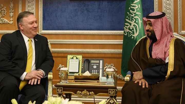  بومبيو وولي العهد